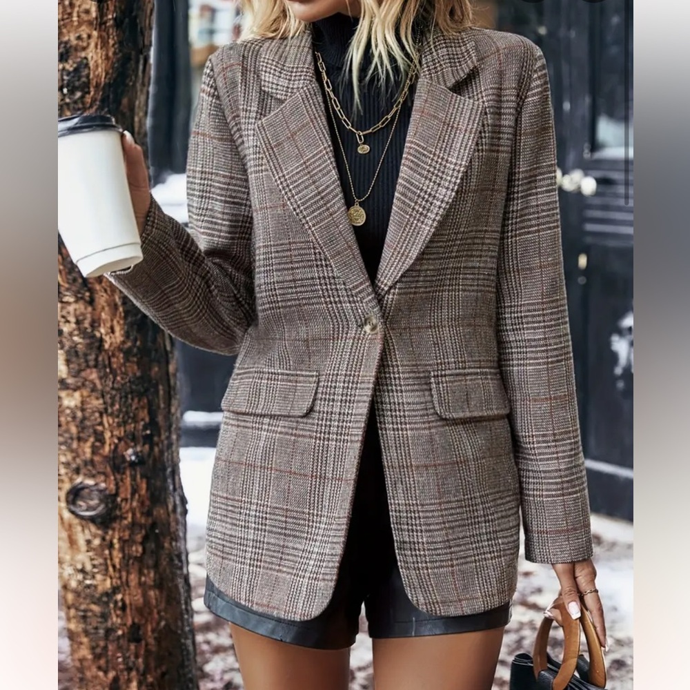 Like-new tan/brown blazer!